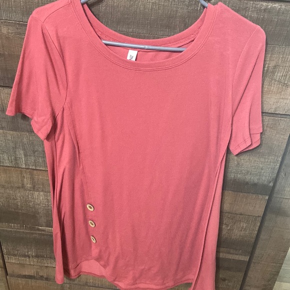 Knit top with button detail - Picture 1 of 3